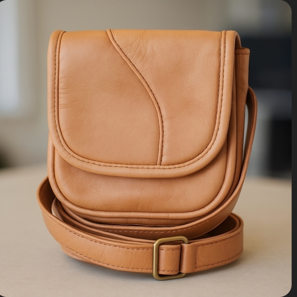 Genuine Leather crossbody purse